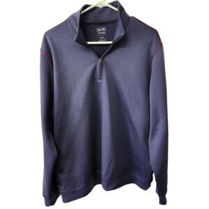 Adidas Climalite Quarter Zip Pullover Sweatshirt - Men’s Large